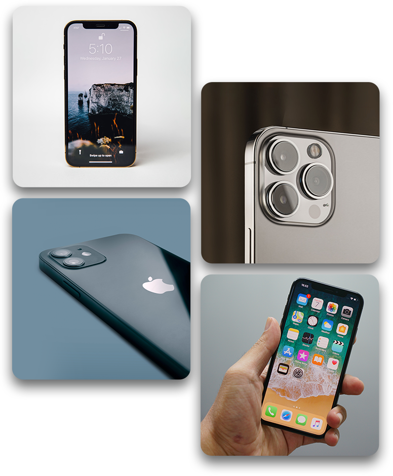 4 images of new phones
